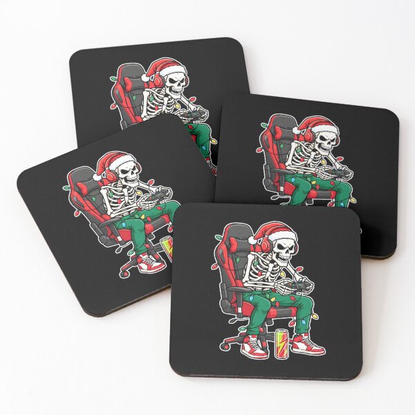 Item preview, Christmas Skeleton Gamer Pajamas Xmas Skull Gaming Kids Men Boys designed and sold by clothesy7.