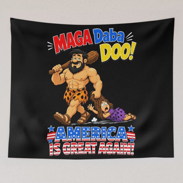 Item preview, MAGA Daba Doo America Is Great Again designed and sold by No Kings Bling.