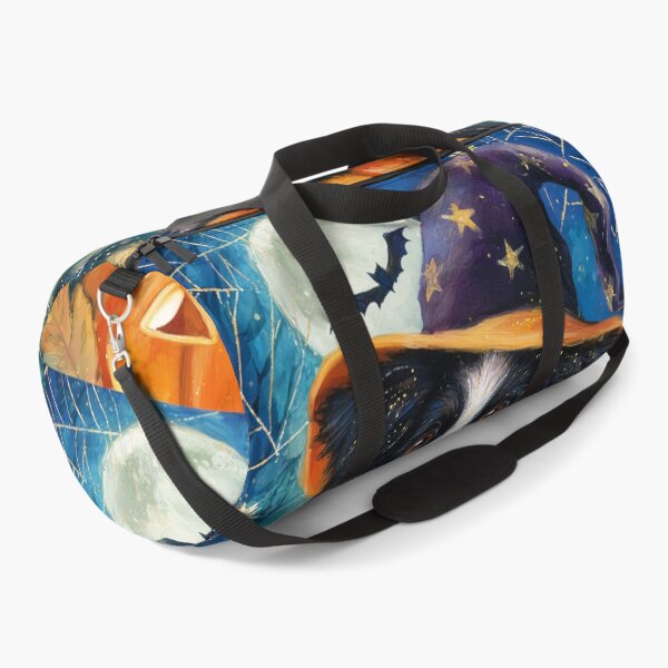 Item preview,  Halloween Border Collie Puppy with Pumpkin – Witch Hat Herding Dog Art designed and sold by elisarasada.