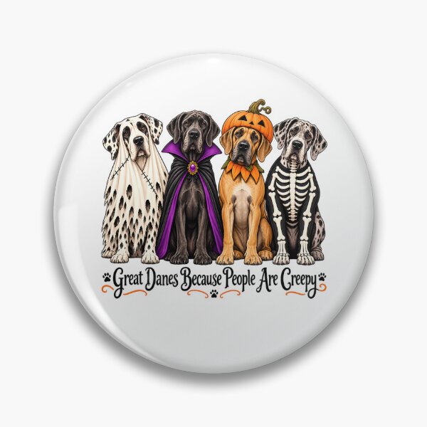 Item preview, Funny Halloween - Great Danes Because People Are Creepy designed and sold by Rtcraftani.