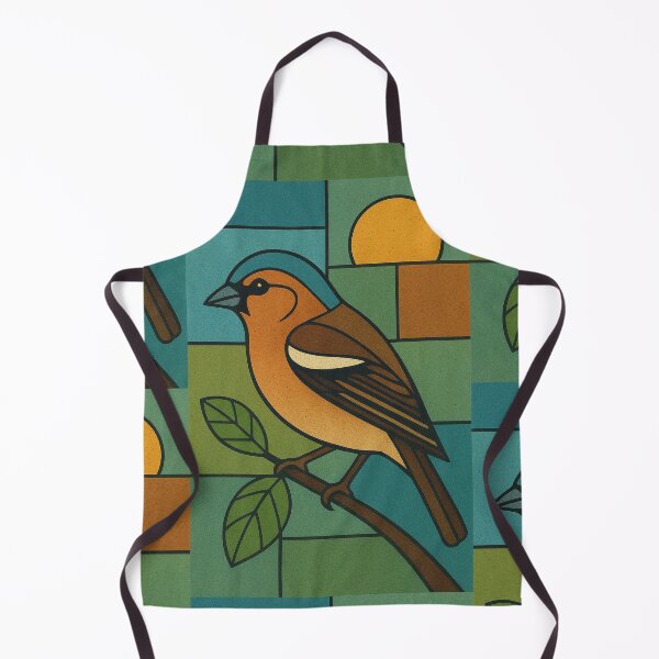 Item preview, Finch - a Geometric illustration of a bird designed and sold by GalleryKauffeld.