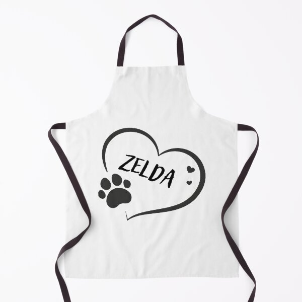 Artikelvorschau, Zelda-Herzdesign mit Haustiernamen und Pfotenabdruck – das perfekte Geschenk für Hunde- und Katzenliebhaber entworfen und verkauft von zinzin07.
