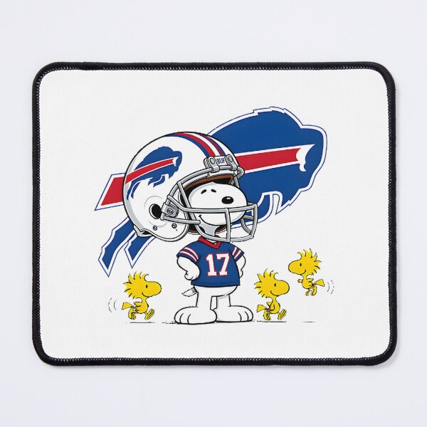 Item preview, Snoopy and Woodstock Buffalo Bills Football Fan Game Day Illustration designed and sold by textops.