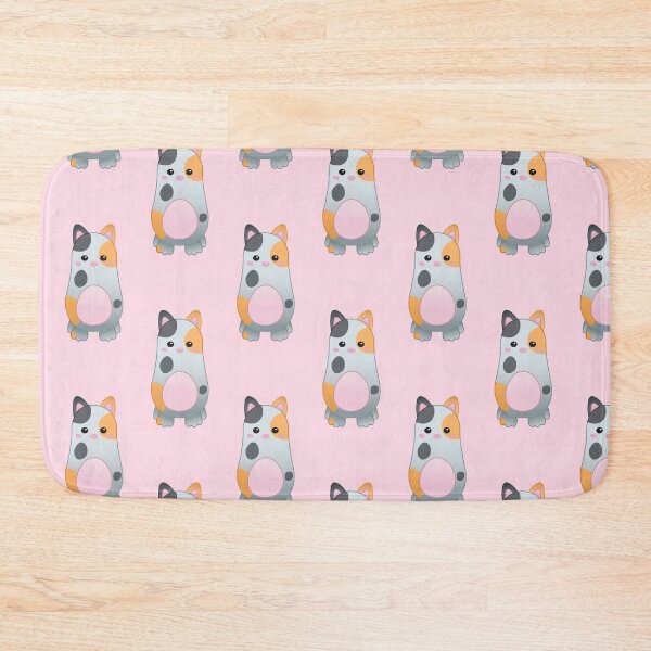 Item preview, Pattern of Kawaii Calico Cat - Baby Pink Edition  designed and sold by Agamaji.