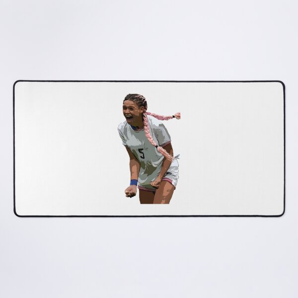Item preview, Trinity Rodman Soccer Artwork - Dynamic Female Athlete Design designed and sold by SRHDesignz.