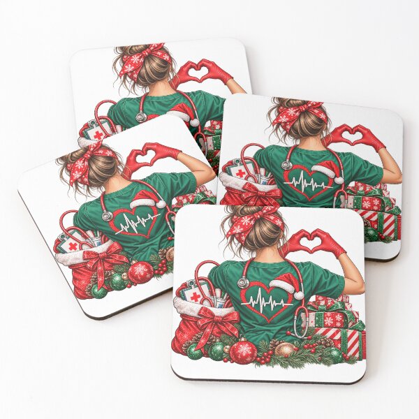 Aperçu de l'œuvre Nurses Spread Christmas Cheer Christmas Nurse Gift Holiday Nursing Shirt créée et vendue par Wiamprint.