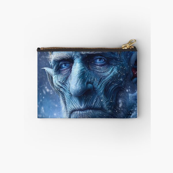 Item preview, Majestic Ice King with a Crown in a Snowy Landscape designed and sold by Artessie.