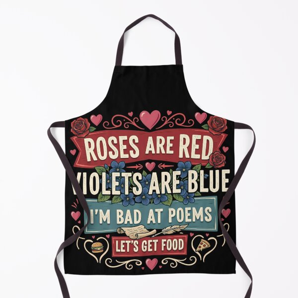 Item preview, Roses Are Red Violets Are Blue I'm Bad at Poems Let's Get Food designed and sold by Lucid Dream Pixel.