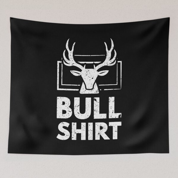 Item preview, BullShirt Bull Elk Face Funny Puns Silly Humor designed and sold by KNUXX Shop.
