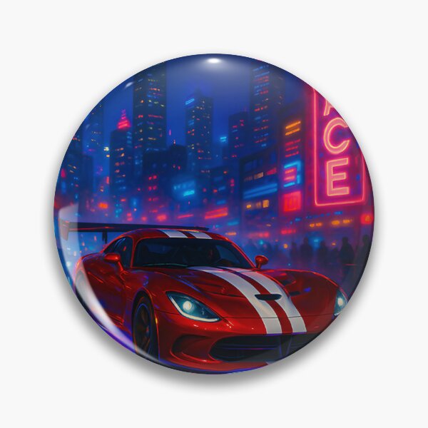 Aperçu de l'œuvre Retro Futuristic Coupe Racing Through Vibrant Neon Techno City Rainstorm créée et vendue par winston213.