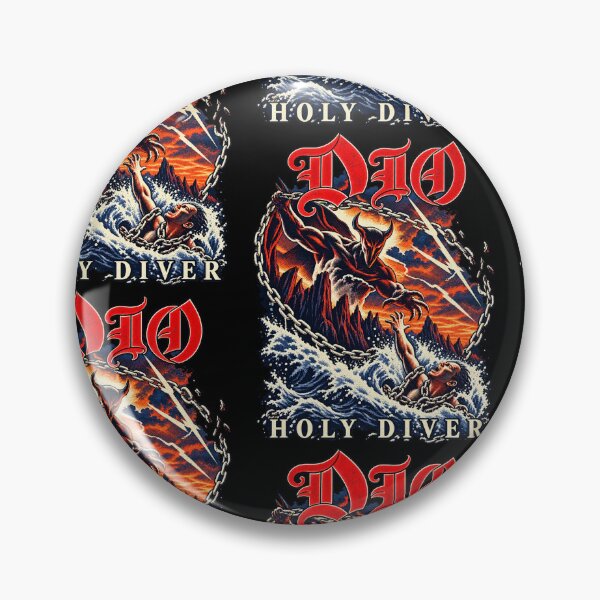 Artikelvorschau, Dio Holy Diver – Vintage 80er Heavy Metal Klassische Metallkunst entworfen und verkauft von chooseur1outfit.