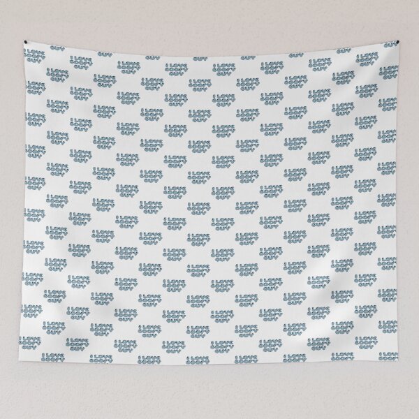 Item preview, I Love Goofy Guy Blue Gray Fun Casual Design designed and sold by Paul Kabon.
