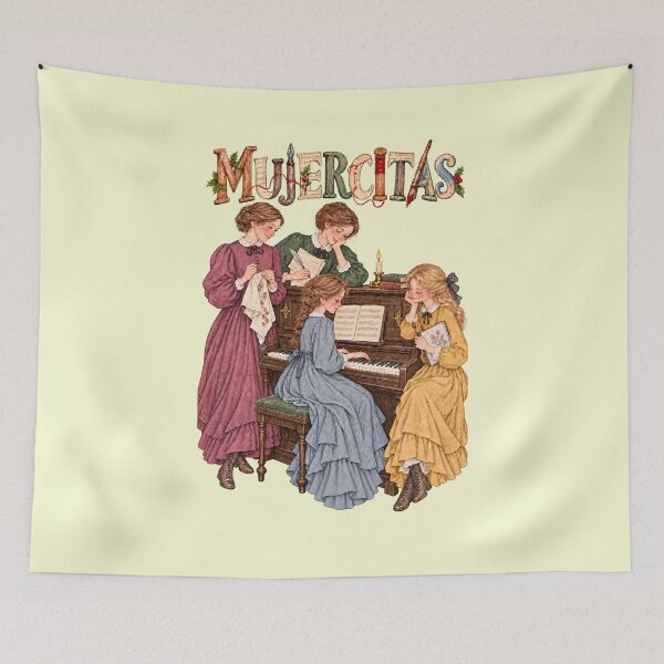 Artikelvorschau, Little Women – Die March-Schwestern am Klavier entworfen und verkauft von Clásicos de siempre ilustrados.