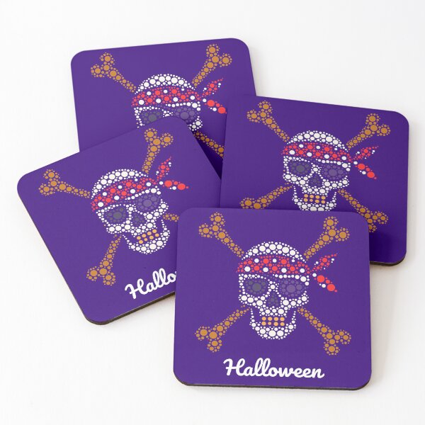 Item preview, Colorful Dot Art Skull designed and sold by Paolo-Bandal.