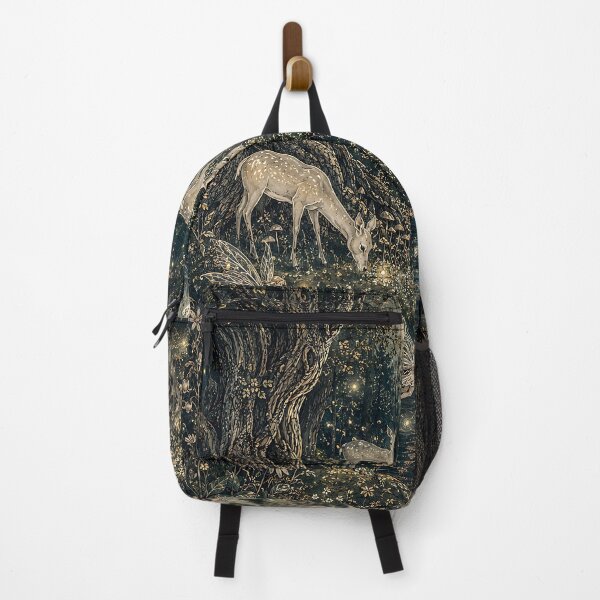 Item preview, Enchanted Forest Fairies and White Deer Under the Full Moon designed and sold by artswag.