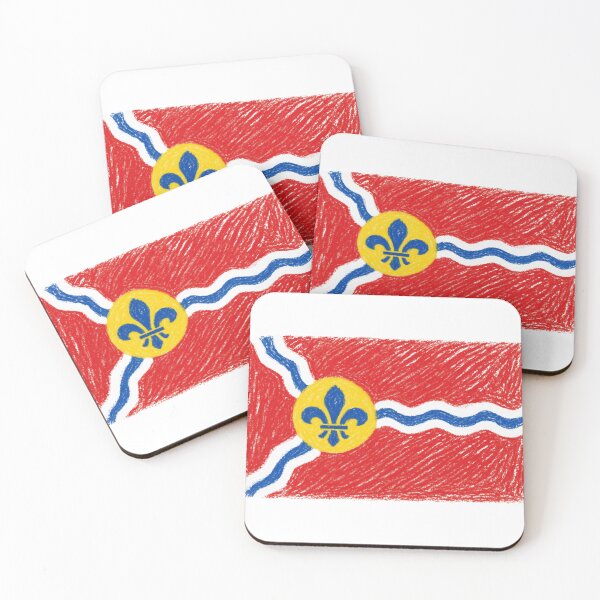 Item preview, Bandera de la ciudad de San Luis - Crayón designed and sold by MissouriThings.