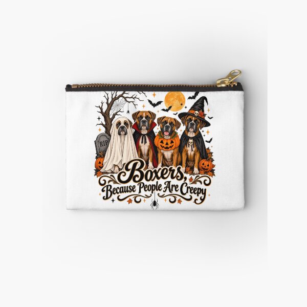 Item preview, Funny Boxer Dog Halloween – Boxers Because People Are Creepy designed and sold by Rtcraftani.
