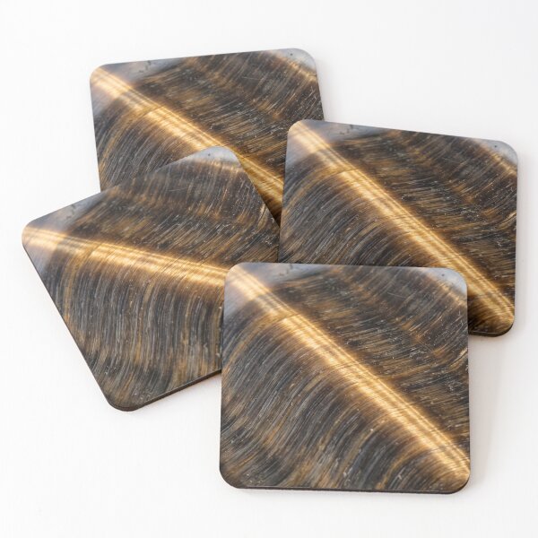 Item preview, Polished Tiger’s Eye with the Golden Band Moving designed and sold by ASSEMBLE WONDER.
