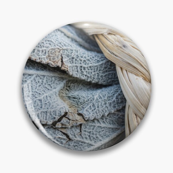 Item preview, Dried Blue Sage Under Braided Wheat Straw designed and sold by ASSEMBLE WONDER.