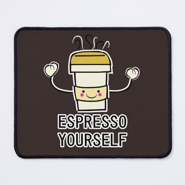 Item preview, Espresso Yourself Cute Coffee Pun Funny Coffee Lover Gift designed and sold by Shopovibe.