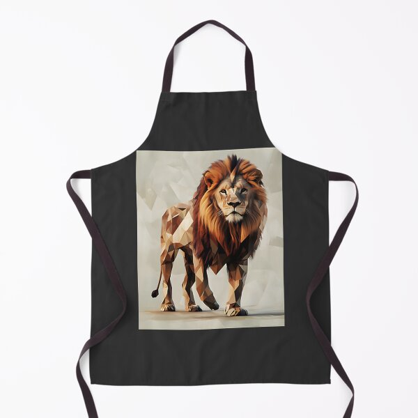 Item preview, Abstract Lion Diamond Artwork with Geometric Design designed and sold by Francis2020.