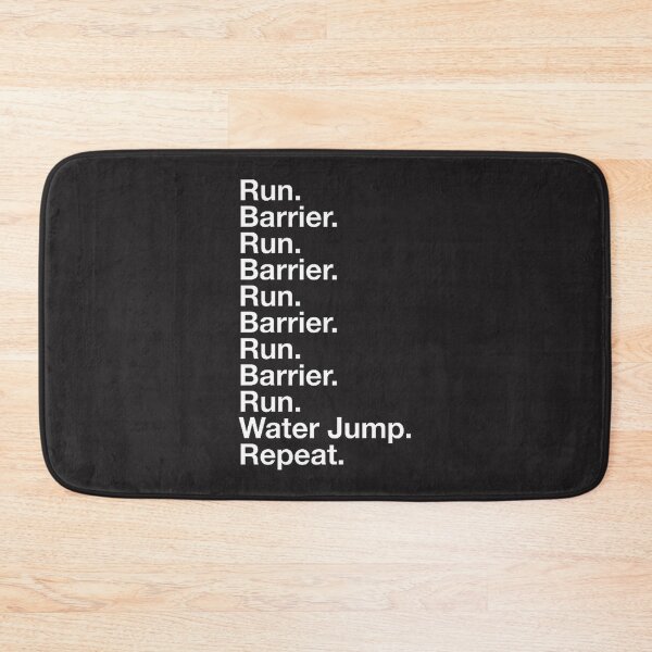 Item preview, Steeplechase Track and Field Running Design Featuring Barrier Hurdle designed and sold by Theerthrajk.