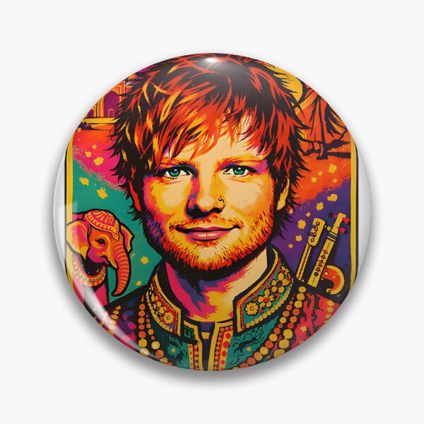 Artikelvorschau, Ed Sheeran Porträtkunst von Lulu Leb – Detaillierte Musikerillustration entworfen und verkauft von Nestas229596.
