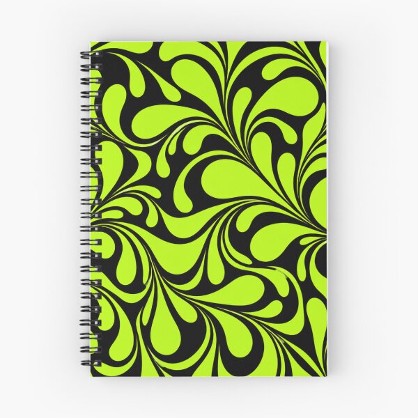 Item preview, Lime Green & Black Swirls – Bold Abstract Pattern designed and sold by HO•Designs.