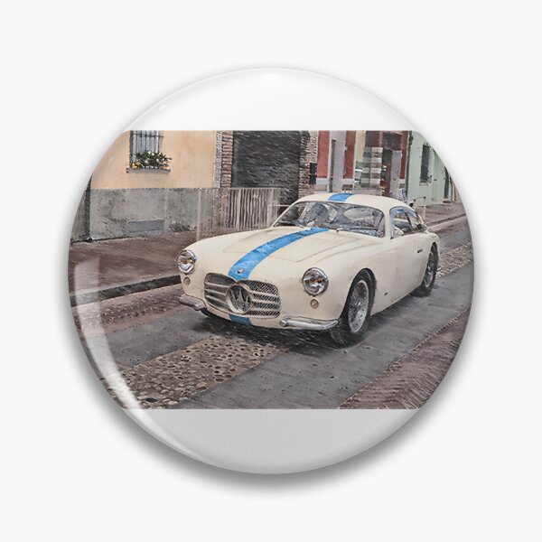 Artikelvorschau, Vintage Maserati A6 G Rennwagen, klassisches Motorsport-Design der 1950er Jahre entworfen und verkauft von Simone Brewer.