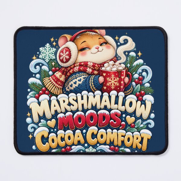Item preview, Marshmallow Moods Cocoa Comfort Hamster designed and sold by M. Mamdouh Artworks.