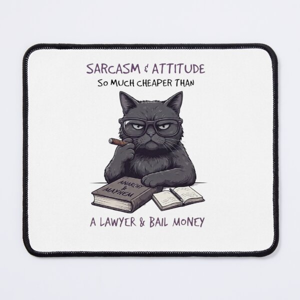 Item preview, Sarcasm & Attitude A Lawyer & Bail Money Grumpy Cat T-shirt designed and sold by Alicjareign.