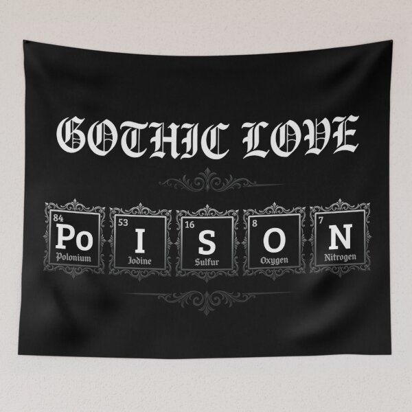 Item preview, Gothic Love Poison Periodic Table Enigmatic Goth designed and sold by EnigmaticGoth.