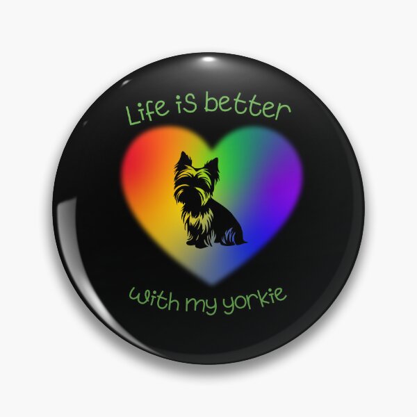 Item preview, Life is better with my Yorkie best friend design designed and sold by Logiprint.