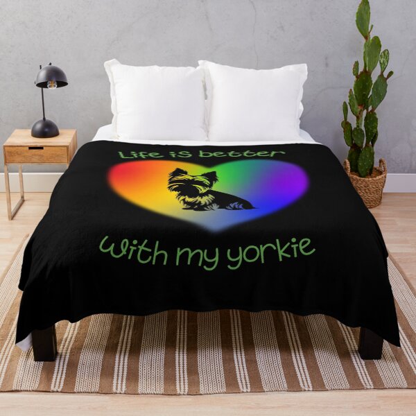 Item preview, Life is better with my Yorkie best friend design designed and sold by Logiprint.