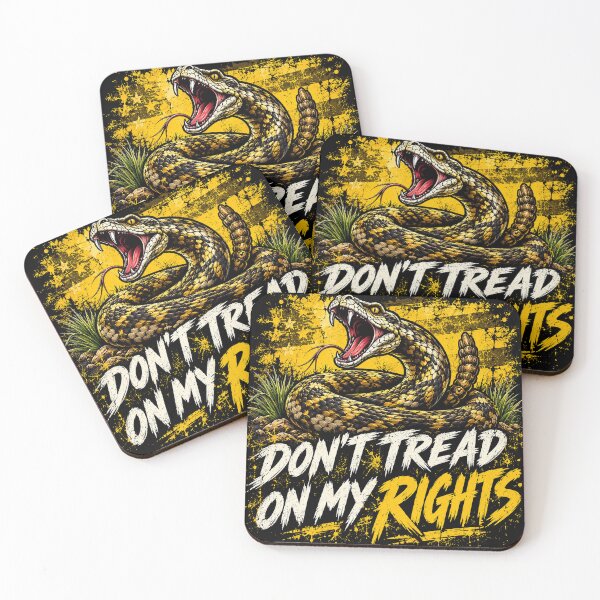 Aperçu de l'œuvre Ne piétinez pas mes droits – Rattlesnake Liberty Design créée et vendue par Petrichor82.
