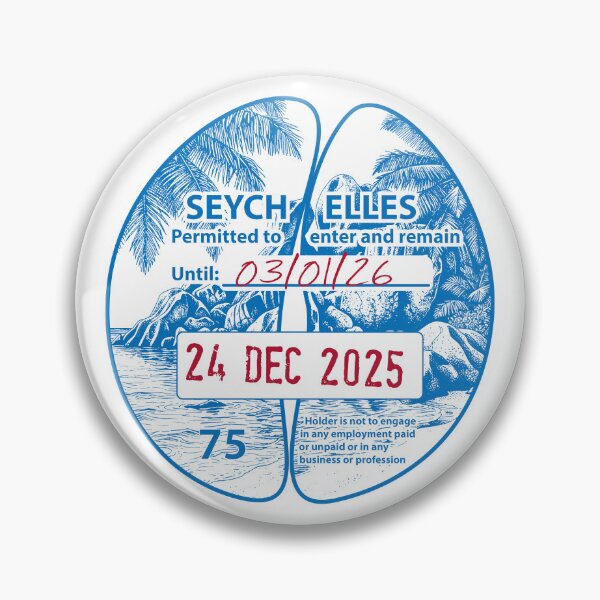 Artikelvorschau, Passstempel – Seychellen entworfen und verkauft von travelwitheric.