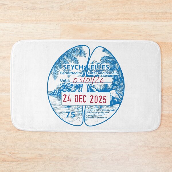 Item preview, Passport Stamp - Seychelles designed and sold by travelwitheric.