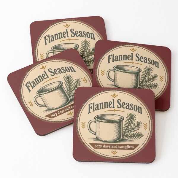 Item preview, Flannel Season Fall Design – Cozy Autumn Weather, Sweater Weather & Pumpkin Vibes designed and sold by Everleaf Studio.