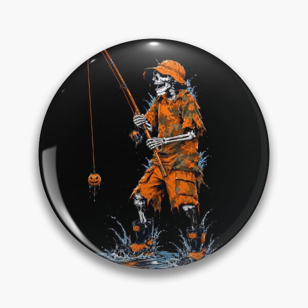 Item preview, hallowen skeleton fisherman designed and sold by gypsy-joker.