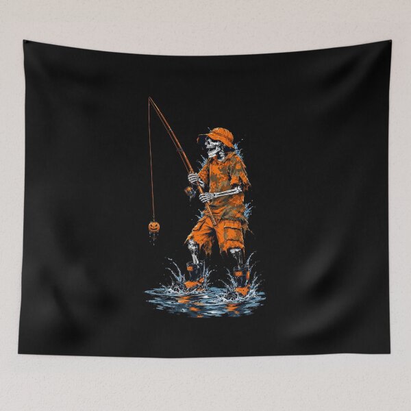 Item preview, pescador esqueleto de Halloween designed and sold by gypsy-joker.