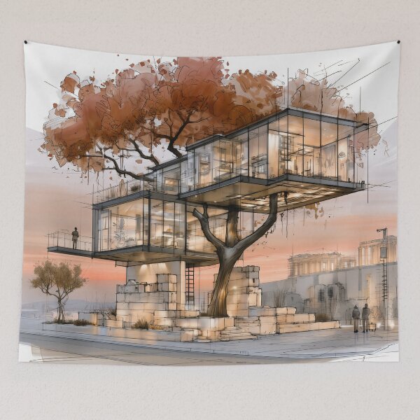 Item preview, Where Ruins Learn to Grow designed and sold by oanaunciuleanu.