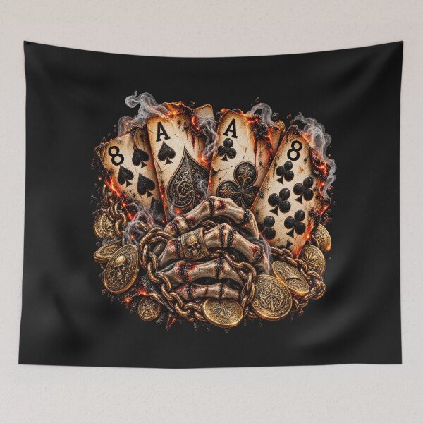 Item preview, Dead Man’s Hand – Aces & Eights Outlaw Poker designed and sold by artistwill.