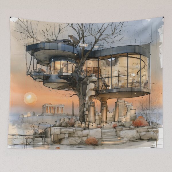 Item preview, Where Ruins Learn to Grow designed and sold by oanaunciuleanu.
