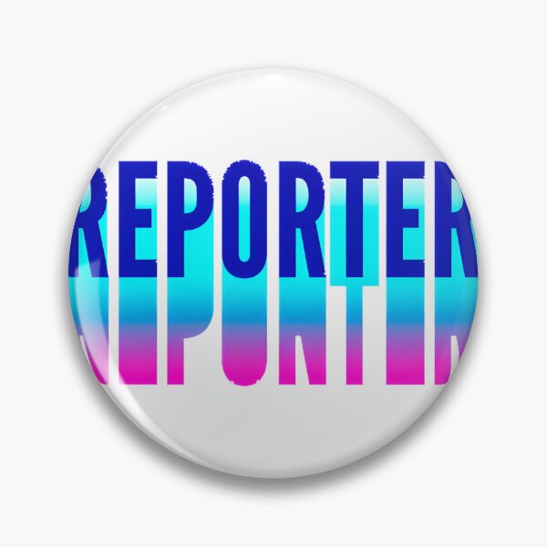 Item preview, Vintage Reporter Silhouette with Long Gradient Shadow Design designed and sold by livr31.