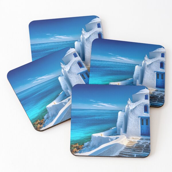 Item preview, Stunning Seaside Architecture in Santorini, Greece designed and sold by Artessie.