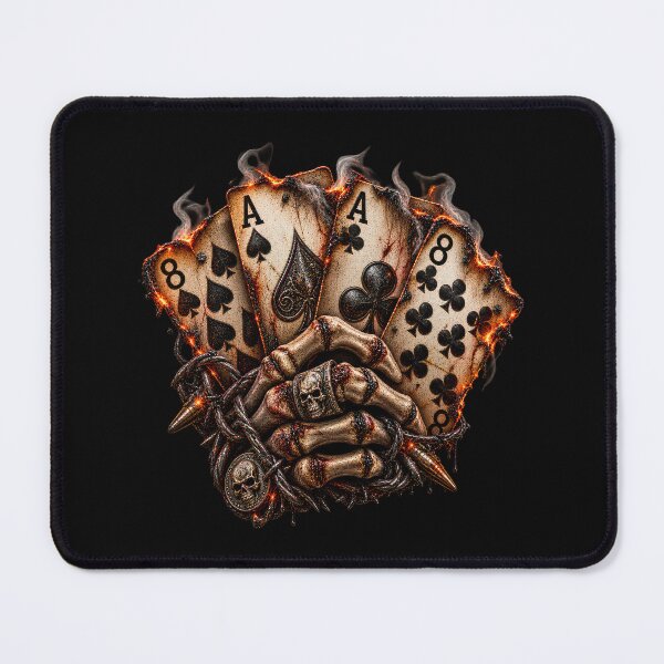 Item preview, Dead Man’s Hand – Aces & Eights Outlaw Poker designed and sold by artistwill.