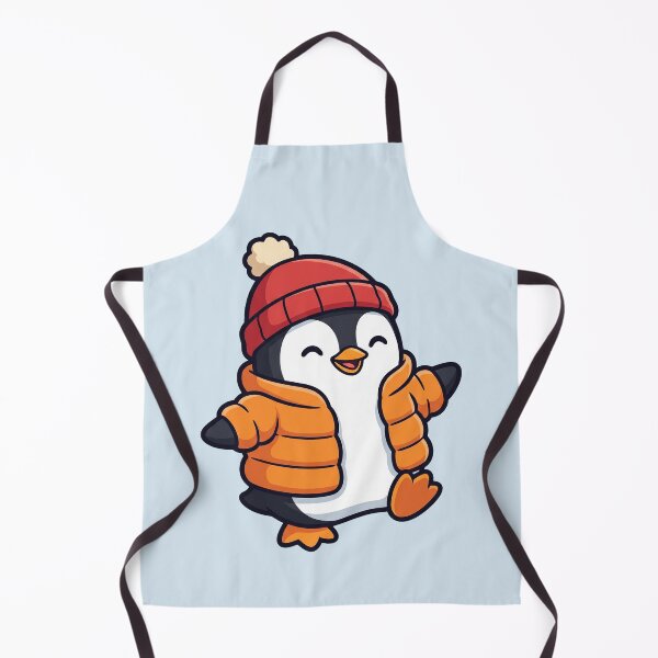 Item preview, Cozy Penguin in Puffer Jacket and Beanie designed and sold by Rariks.
