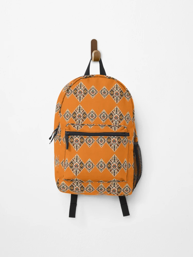 Thumbnail 1 of 3, Backpack, Woven Roots, Rustic Geometry designed and sold by DansCreations42.