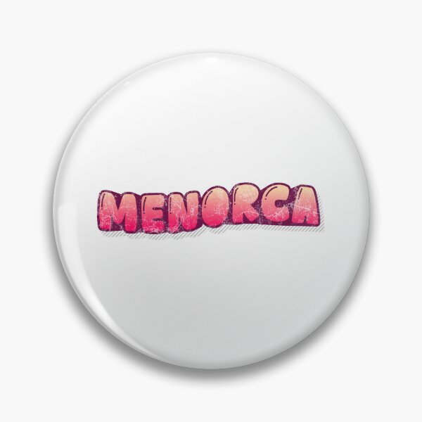 Item preview, Menorca Retro Bubble Lettering designed and sold by mimirocker.