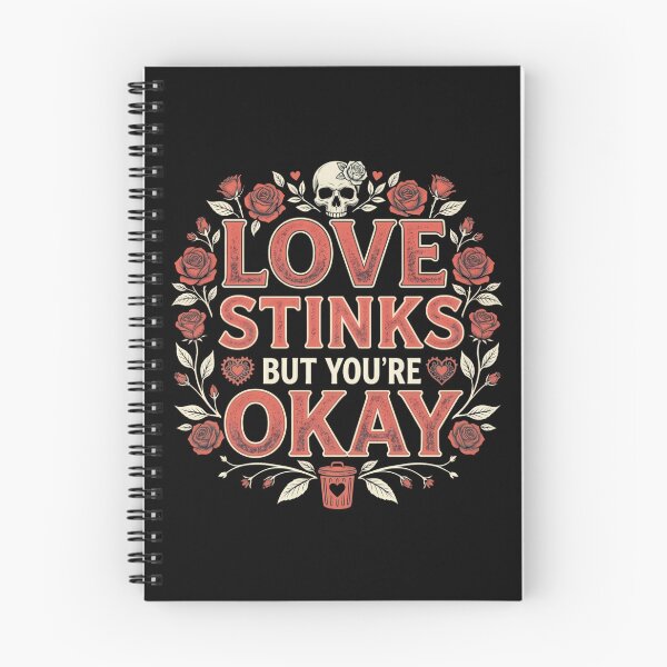 Item preview, Love Stinks But You're Okay - Funny Anti Valentine Roses designed and sold by Lucid Dream Pixel.